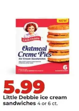 Hy-Vee Little Debbie ice cream sandwiches offer