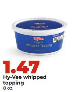 Hy-Vee Hy-Vee whipped topping offer