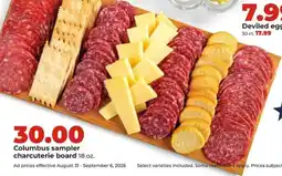 Hy-Vee Columbus sampler charcuterie board offer