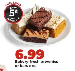 Hy-Vee Bakery-fresh brownies or bars offer