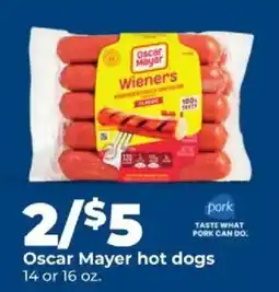 Hy-Vee Oscar Mayer hot dogs offer