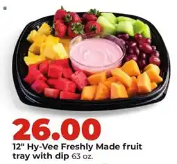 Hy-Vee Hy-Vee freshly made fruit tray with dip offer