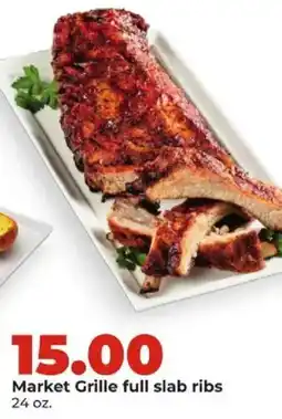 Hy-Vee Market Grille full slab ribs offer