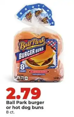 Hy-Vee Ball Park burger or hot dog buns offer