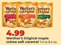 Hy-Vee Werther's Original maple crème soft caramel offer