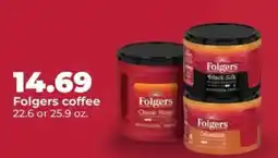 Hy-Vee Folgers coffee offer