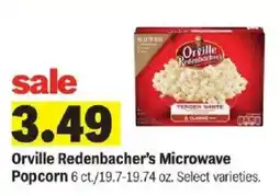 Meijer Orville Redenbacher's Microwave Popcorn offer
