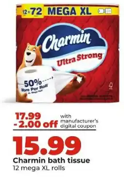 Hy-Vee Charmin bath tissue offer