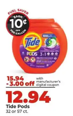 Hy-Vee Tide Pods offer
