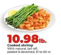 Hy-Vee Cooked shrimp offer