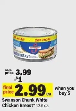 Meijer Swanson Chunk White Chicken Breast offer