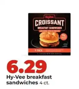 Hy-Vee Hy-Vee breakfast sandwiches offer