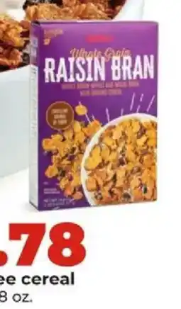 Hy-Vee Kellogg's whole grain raisin bran offer