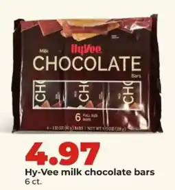 Hy-Vee Hy-Vee milk chocolate bars offer
