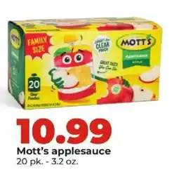 Hy-Vee Mott's applesauce offer