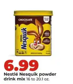 Hy-Vee Nestlé Nesquik powder drink mix offer