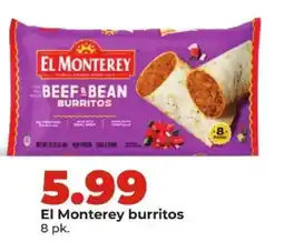 Hy-Vee El Monterey burritos offer