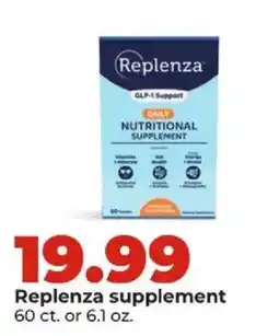 Hy-Vee Replenza supplement offer
