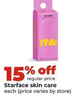 Hy-Vee Starface skin care offer