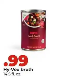 Hy-Vee Hy-Vee beef broth offer