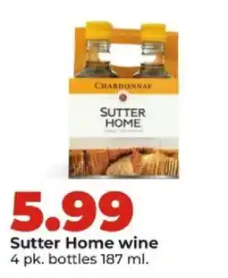 Hy-Vee Sutter Home wine offer
