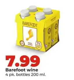Hy-Vee Barefoot wine offer