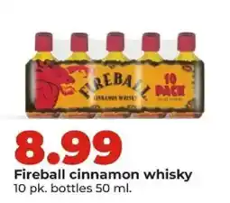 Hy-Vee Fireball cinnamon whisky offer