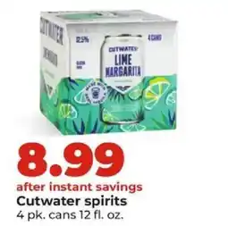 Hy-Vee Cutwater spirits lime margarita offer