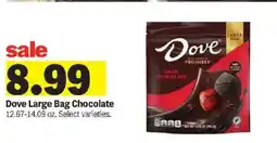 Meijer Dove Large Bag Chocolate offer