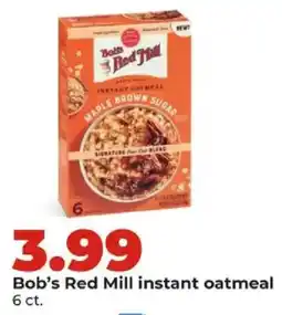 Hy-Vee Bob's Red Mill instant oatmeal offer