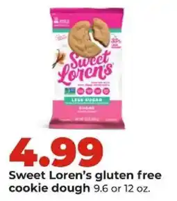 Hy-Vee Sweet Loren's gluten free cookie dough offer