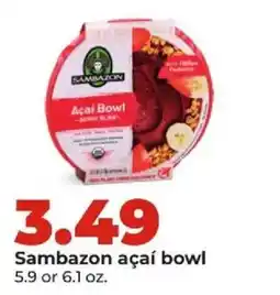 Hy-Vee Sambazon açaí bowl offer