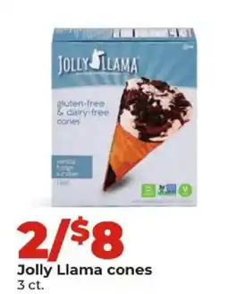 Hy-Vee Jolly Llama cones offer