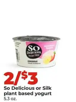 Hy-Vee So Delicious plant based yogurt offer