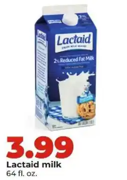 Hy-Vee Lactaid milk offer