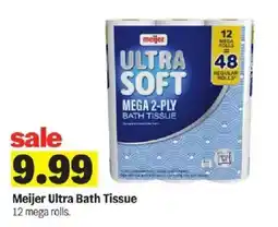 Meijer Meijer ultra bath tissue offer