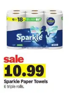 Meijer Sparkle Paper Towels offer