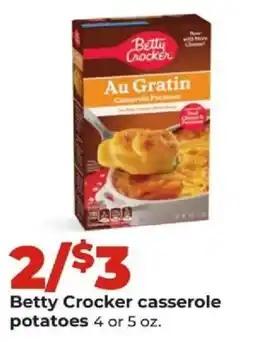 Hy-Vee Betty Crocker casserole potatoes offer