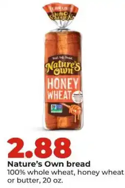 Hy-Vee Nature's Own bread offer