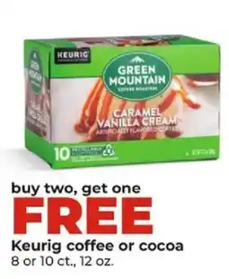 Hy-Vee Keurig coffee or cocoa offer