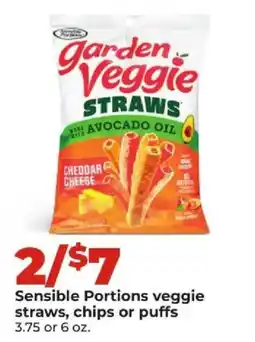 Hy-Vee Sensible Portions veggie straws offer