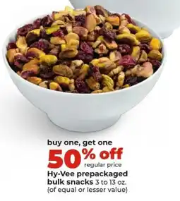 Hy-Vee Hy-Vee prepackaged bulk snacks offer