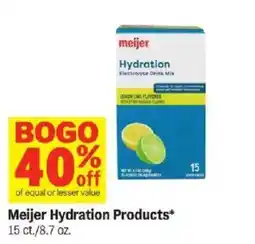 Meijer Meijer Hydration Products offer