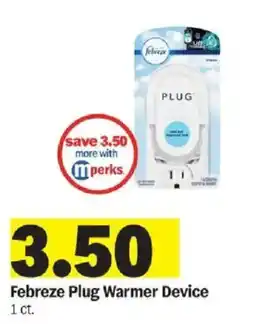 Meijer Febreze Plug Warmer Device offer