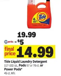 Meijer Tide liquid laundry detergent offer