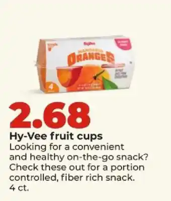 Hy-Vee Hy-Vee fruit cups offer