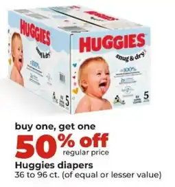 Hy-Vee Huggies diapers offer