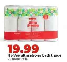 Hy-Vee Hy-Vee ultra strong bath tissue offer