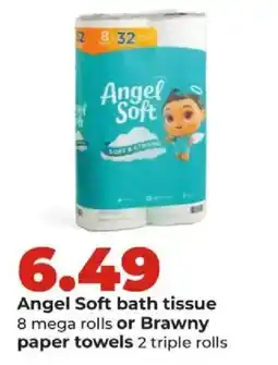 Hy-Vee Angel Soft bath tissue offer