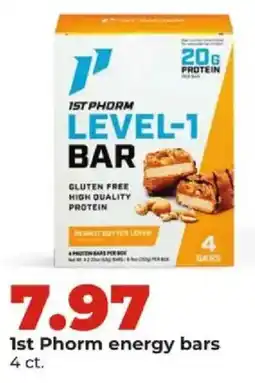 Hy-Vee 1st phorm energy bars offer